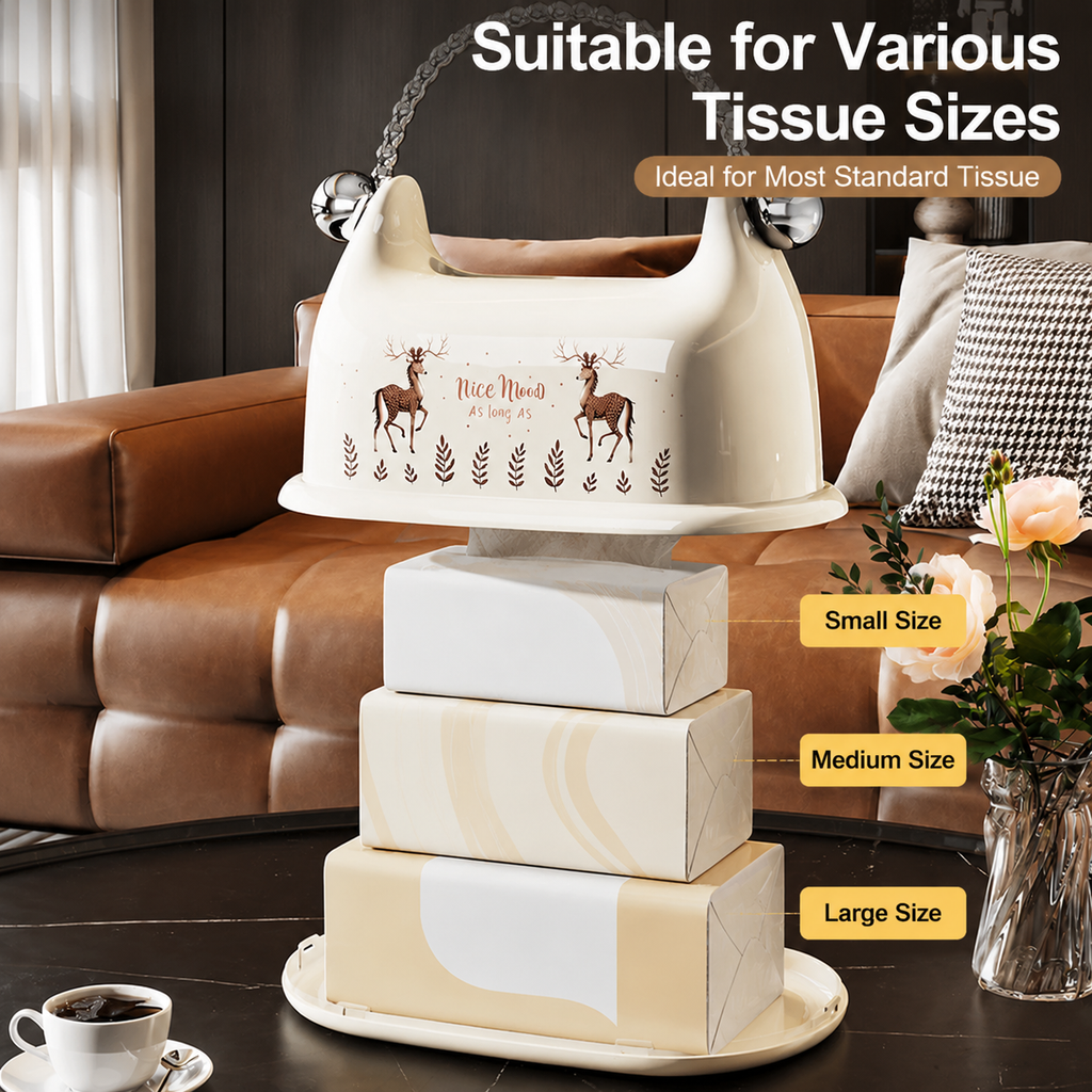 Creative Luxury Tissue Box – Elegant Home Storage Organizer