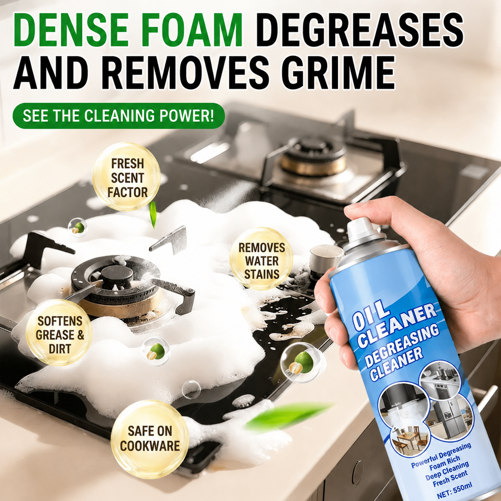 Oil-Stained Range Hood Cleaning Agent Multi-Functional Detergent Household Kitchen Stove Heavy Oil Stain Cleaning Agent Household