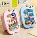 Creative Angled Pen Holder – Desktop Stationery Storage Organizer