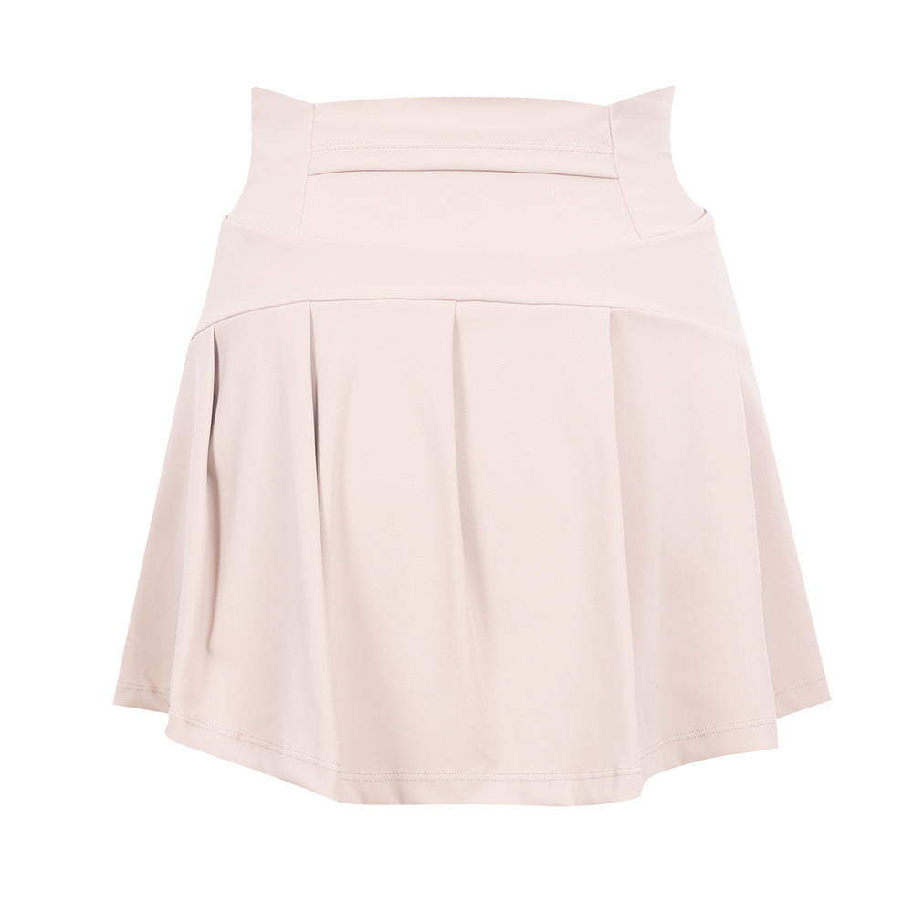 Women's High Waist Tennis Skirt – Breathable Yoga & Sports Skort