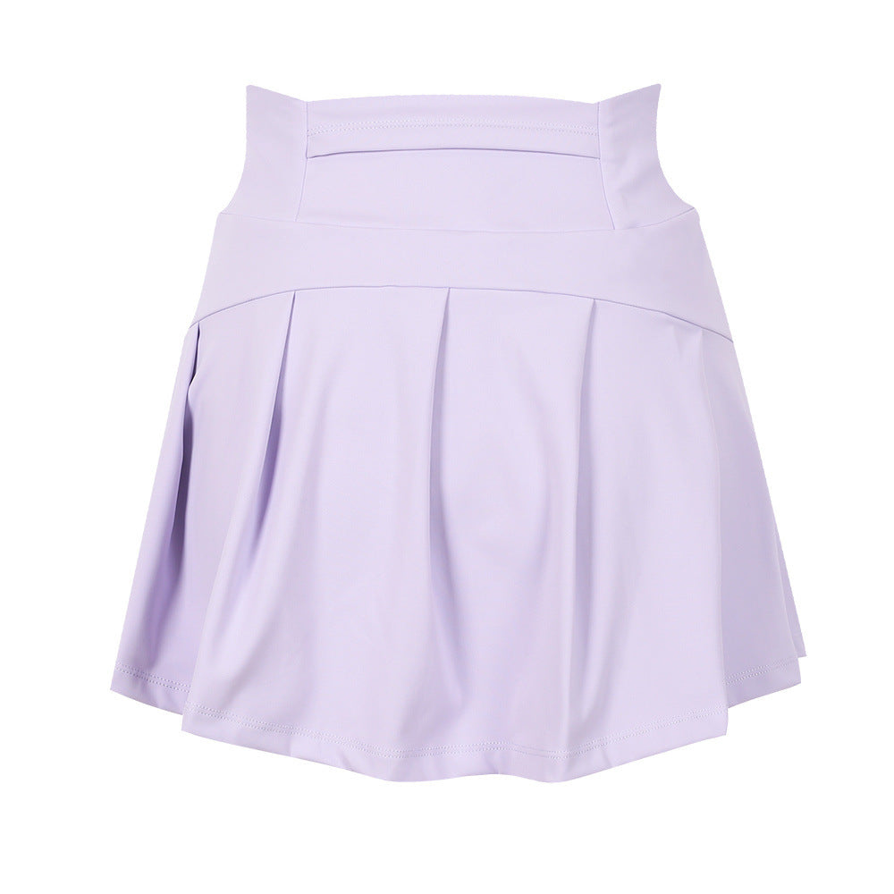 Women's High Waist Tennis Skirt – Breathable Yoga & Sports Skort