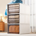 Plastic Drawer Storage Box – Wardrobe Clothes & Underwear Organizer
