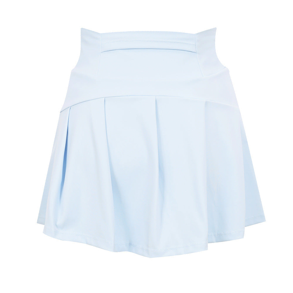 Women's High Waist Tennis Skirt – Breathable Yoga & Sports Skort