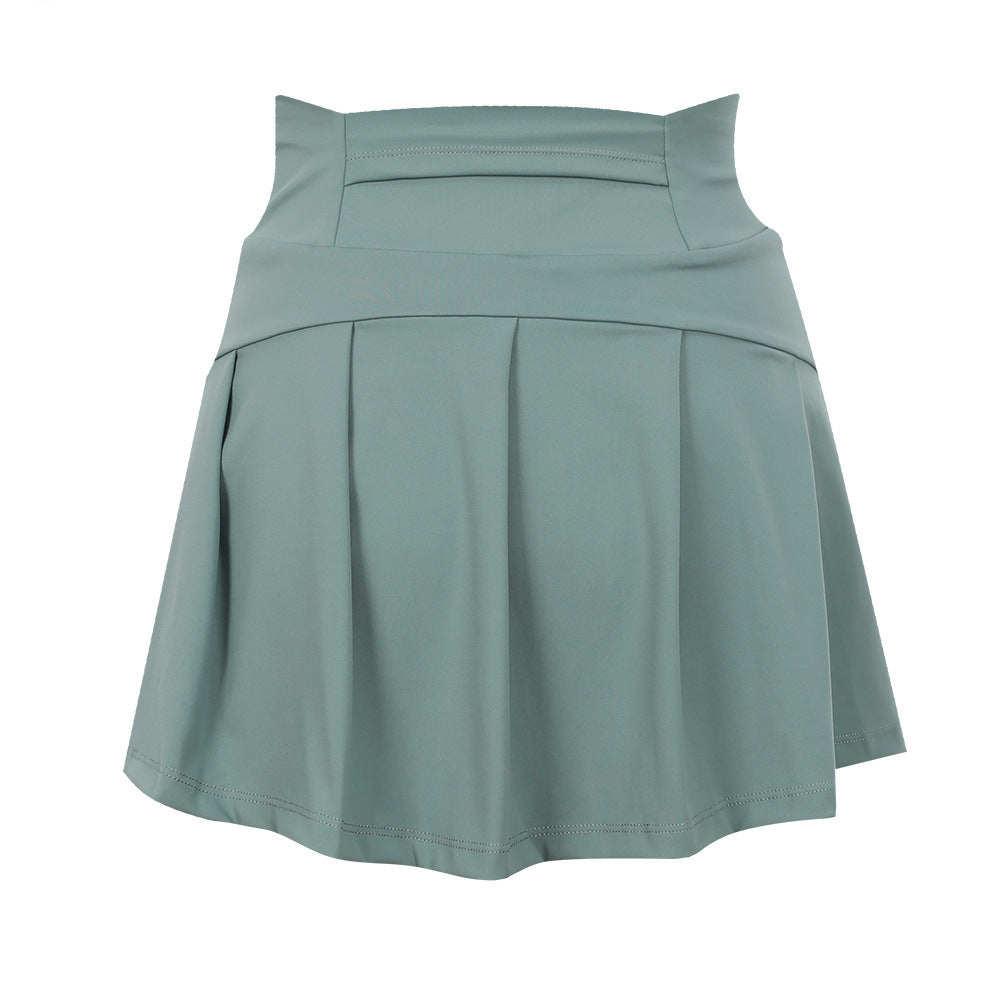 Women's High Waist Tennis Skirt – Breathable Yoga & Sports Skort