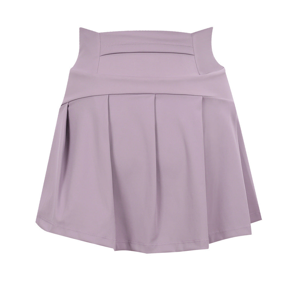 Women's High Waist Tennis Skirt – Breathable Yoga & Sports Skort