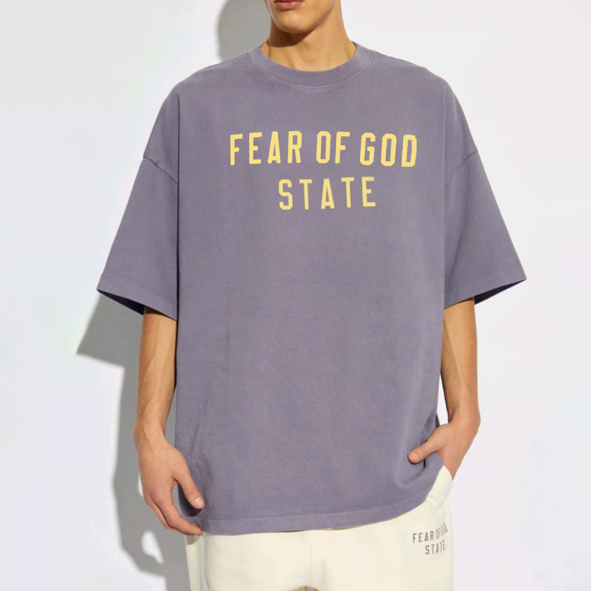 Unisex Casual Letter Print T-Shirt – Loose Fit Summer Short Sleeve Tee