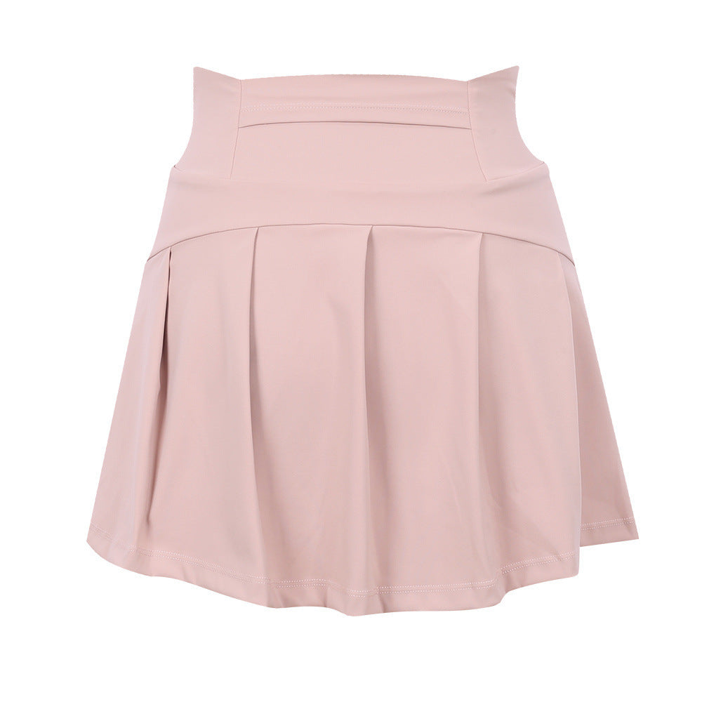 Women's High Waist Tennis Skirt – Breathable Yoga & Sports Skort