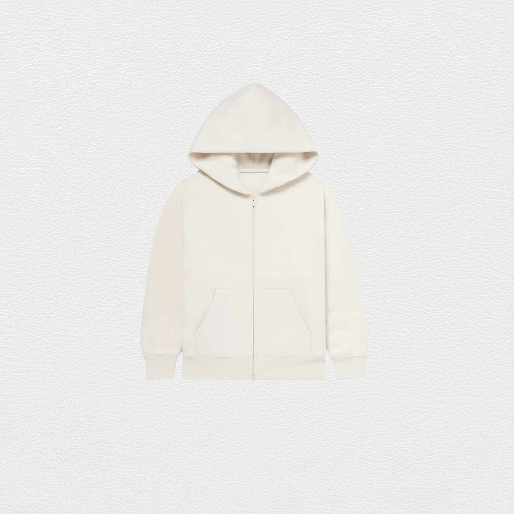 Men's Velvet Zipper Cardigan Hoodie – Autumn & Winter Casual Sweatshirt Jacket