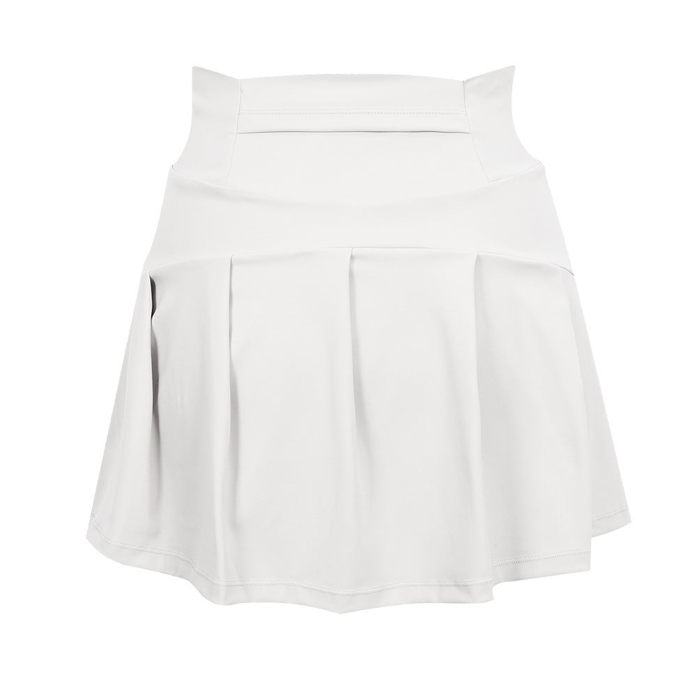 Women's High Waist Tennis Skirt – Breathable Yoga & Sports Skort