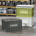Industrial Style Folding Storage Box – Large Capacity Wheeled Organizer
